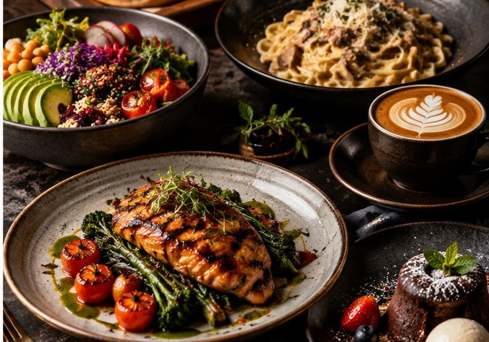 Signature food and coffee at LEANIX CAFE